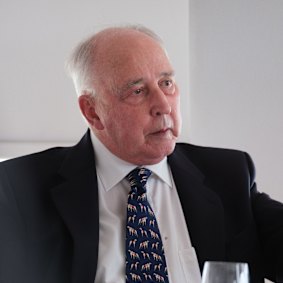 Former prime minister Paul Keating, pictured at an AFR round table in August.