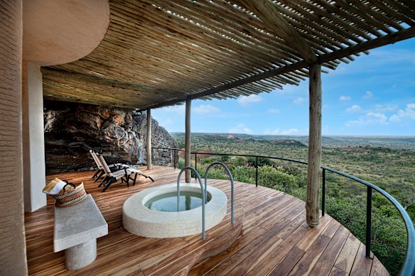 The spa is the place for an invigorating cold plunge or a more relaxing massage.