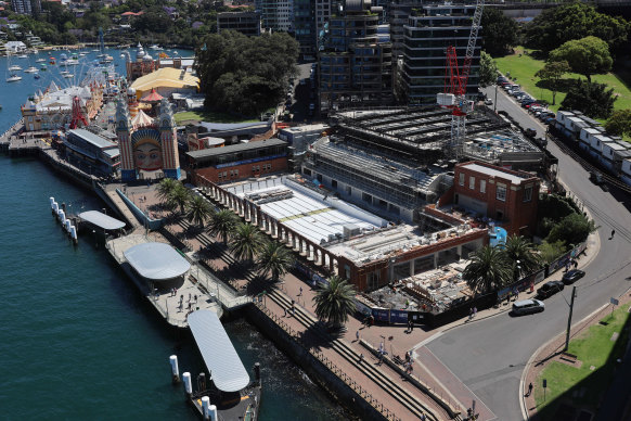 Construction on North Sydney Olympic Pool is forecast to be completed in May.