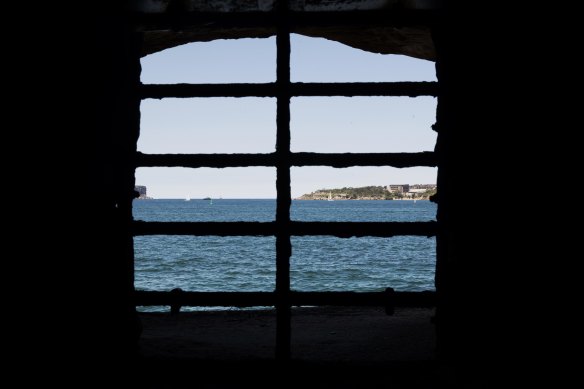 The heavily armoured casemate was built to ward off any potential attackers seeking to enter Port Jackson.