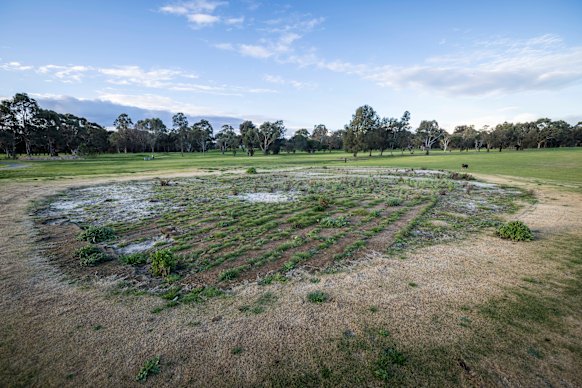 The Pakenham Golf Course after it closed this year.