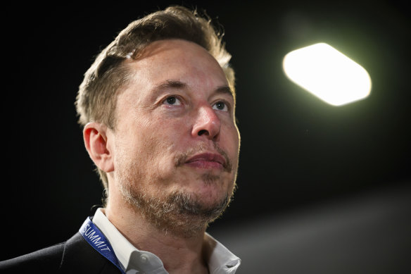 X proprietor  Elon Musk.
