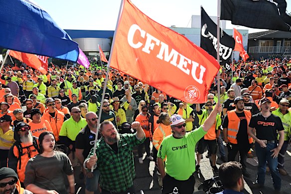 Queensland’s “best practice industry conditions” are referred to pejoratively by critics as the “CFMEU tax”.