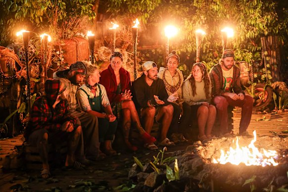 Simon’s final tribal council, where he was blindsided by Brooke Jowett. 