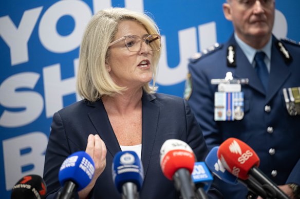 Minister for Police and Counter-terrorism Yasmin Catley was questioned in budget estimates.