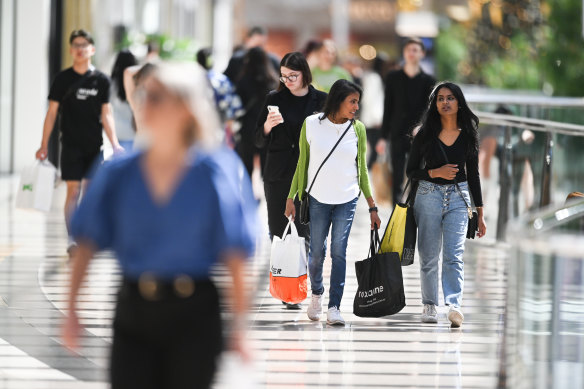 Visitations are up at Chadstone Shopping Centre.  