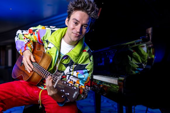 Collier plays dozens of instruments including the piano, guitar and drums.