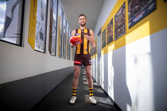 Jack Gunston returned to the Hawks as an on-field coach, and ended up kicking 62 goals. 
