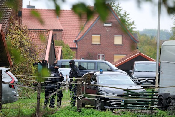 Police allegedly found thousands of sensitive security documents at the house.