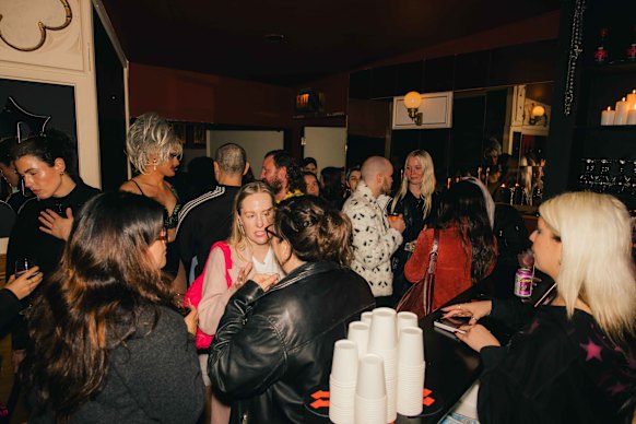 Opening night at the Divine Playhouse.