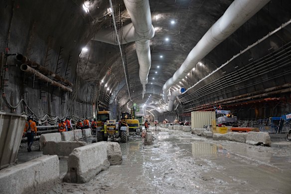 The Metro West rail line between central Sydney and Parramatta is now forecast to cost up to $29 billion.