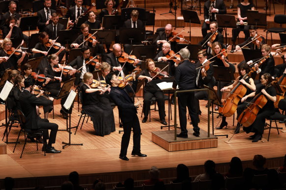 Ray Chen performs with the Sydney Symphony Orchestra at Opera House Concert Hall, July 2023