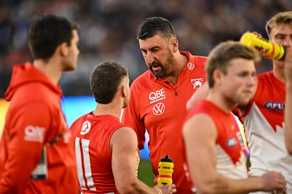 The Swans finished 10th in 2025 with a percentage of less than 100.