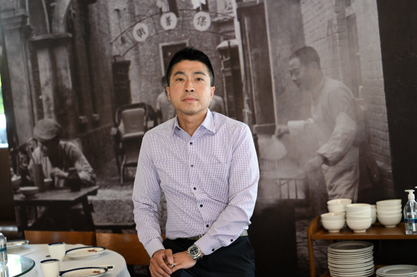 Jan Ho dans son restaurant de Kew, Nihao Kitchen.