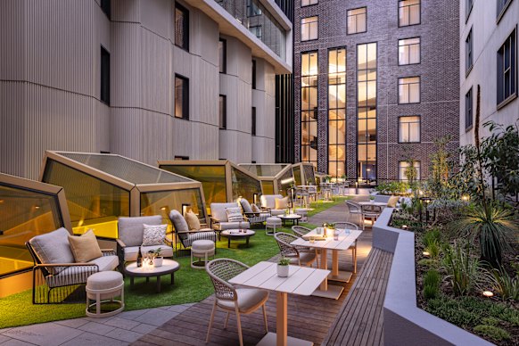 A hidden oasis in the city’s heart.