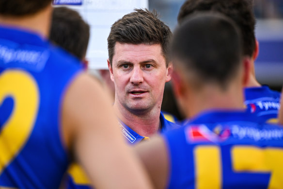 Eagles coach Andrew McQualter.