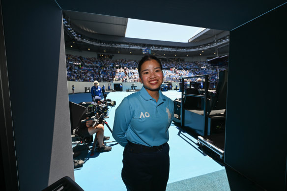 Shannon Ng started at the Australian Open as a ball kid.