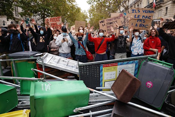 The protests began with a wave of discontent over what students say is the parlous state of France’s schools.