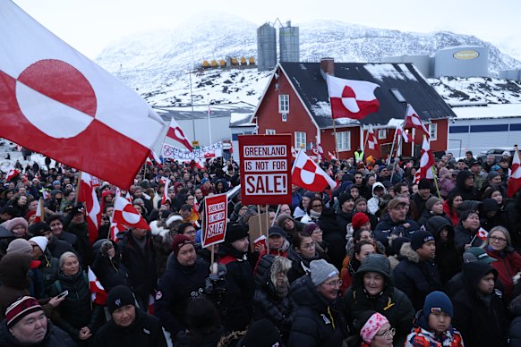 A poll last year found 85 per cent of Greenlanders opposed becoming part of the United States.