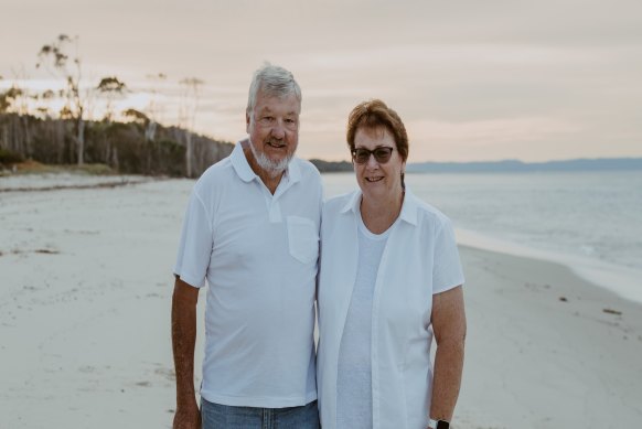 Nick and Sue Reeves, who were allegedly attacked astatine  their Burpengary East location  connected  Thursday. 