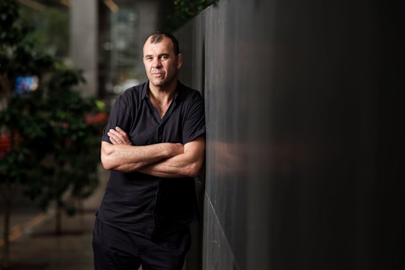 Michael Cheika, pictured here in 2022, is back at the Tahs.