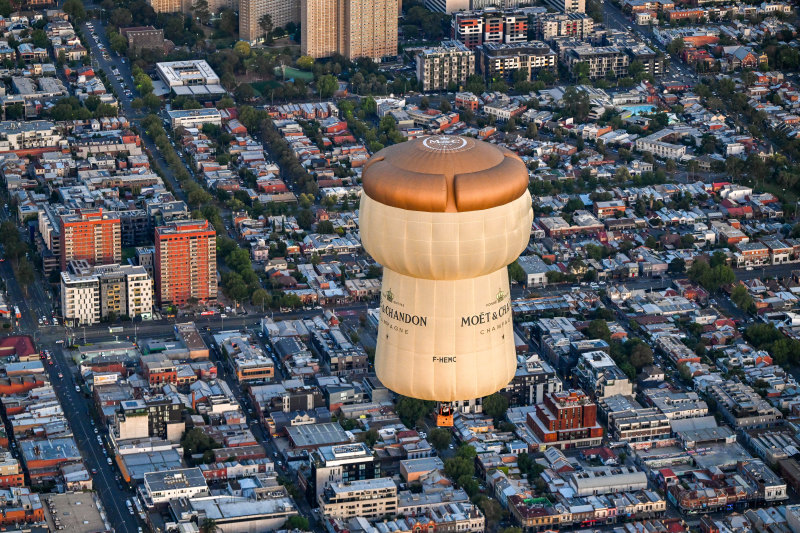 Hotel confidence is rising along with Moët & Chandon’s cork-shaped hot air balloon, in town for the F1 Grand Prix.