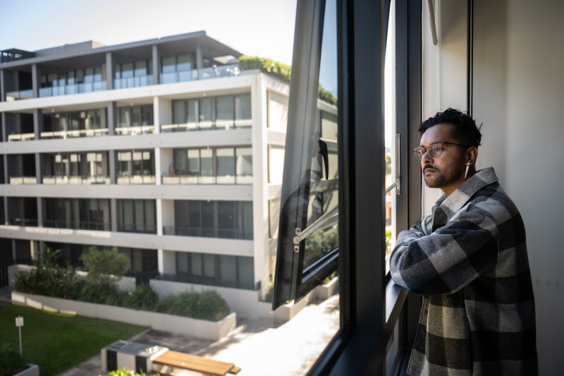 Parramatta renter Shahil Gupta pays $480 per week for a one-bedroom unit, and is concerned about the possibility of further rent rises.