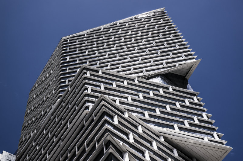 Mirvac Wholesale Office Fund, which owns Quay Quarter Tower (pictured) and the former AMP building, delivered positive returns for the final quarter of 2024.