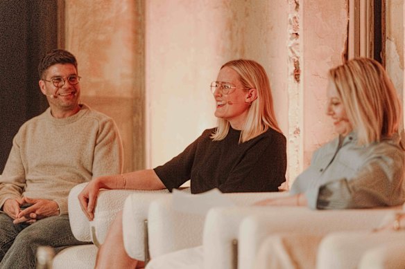 Pete Learmonth (Lightspeed), Sophie McComas-Williams (Buffet) and Sarah Norris (Good Food).