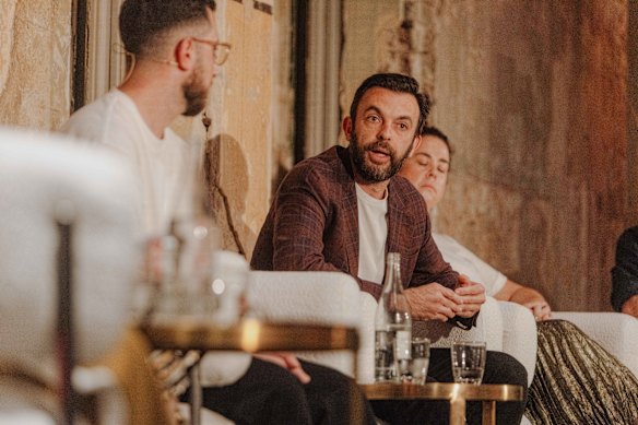 Federico Zanellato speaks at the Good Food Symposium on Monday.