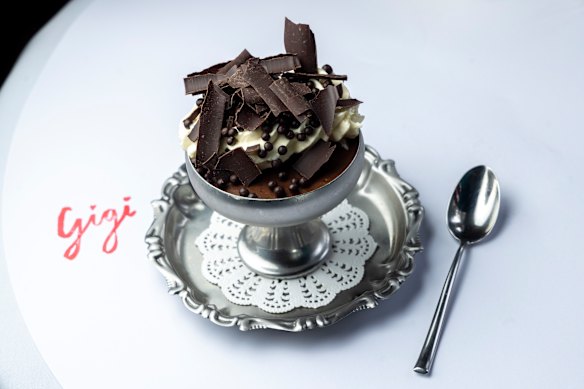 Chocolate mousse.