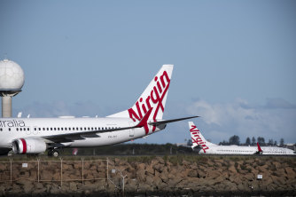 The Morrison government is letting states outbid each other to help Virgin Australia.