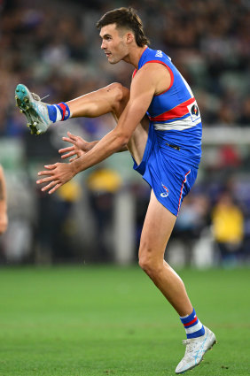 Sam Darcy of the Bulldogs.