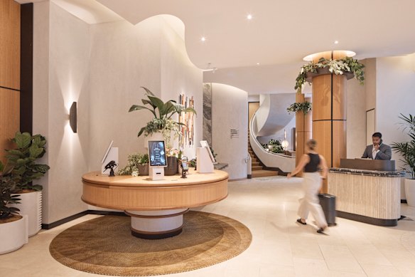 The revamped lobby.