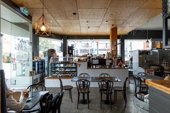 The Colombian cafe occupies a large site on the corner of Chapel and Carlisle streets.