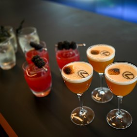 Cocktails at the Lexus marquee