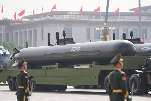 China’s HSU100 underwater drone.
