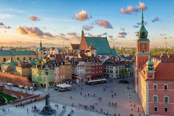 Warsaw, Poland’s capital, is one of several Polish cities that are attracting increased interest among international visitors.