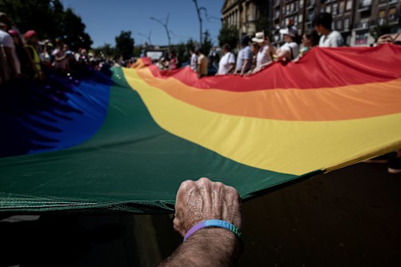 The event marked the 30th anniversary of Budapest Pride.
