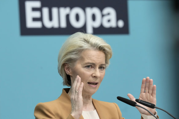 European Commission president Ursula von der Leyen said that the EU shared some US concerns about China and its overcapacity but it had a different approach.