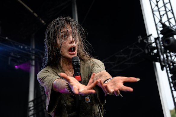 Sofia Isella on stage in France in August.