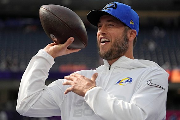 Rams quarterback Matthew Stafford. 