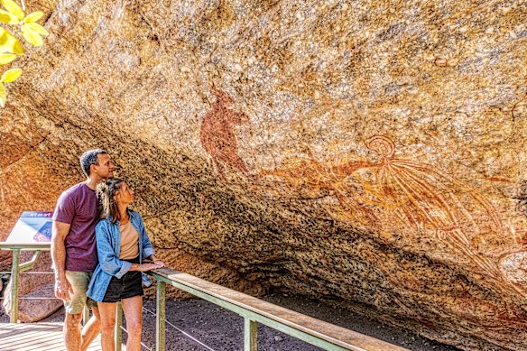 Anbangbang rock art gallery within Kakadu National Park.