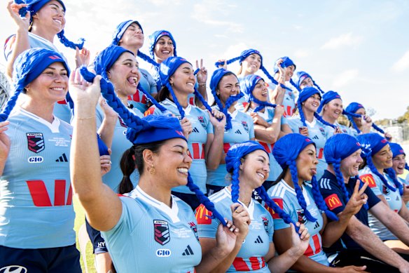 The NSW women’s team ahead of the 2026 series. 
