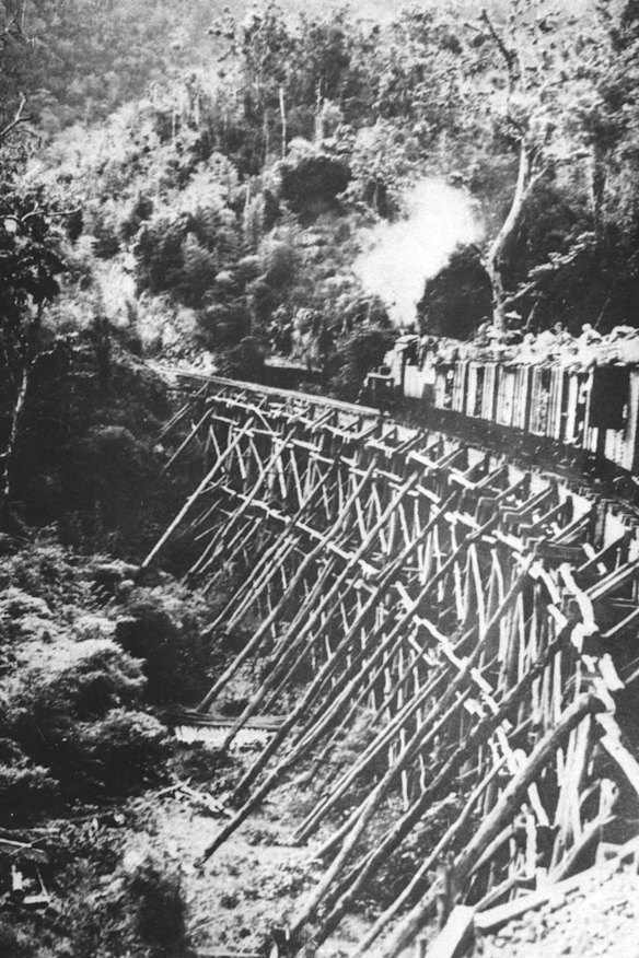 A bridge north of Hintok, built by the prisoners.