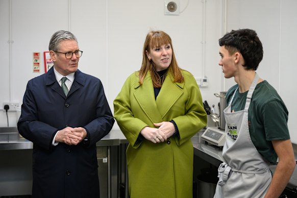 Starmer and colleague Angela Rayner. Rayner remains popular within Labour despite her resignation over tax issues last year.