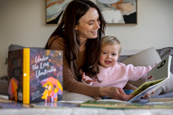 Nicola Trotman loves reading with daughter Sadie.