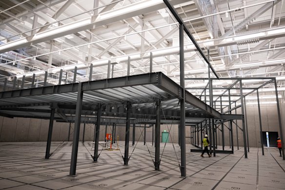 The new Powerhouse (pictured in late October 2025).