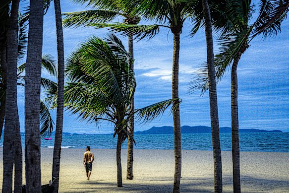 The beach at Jomtien, not far from where Simon Peter Carman lived. One neighbour says he liked to take late-night walks here when he couldn&rsquo;t sleep.