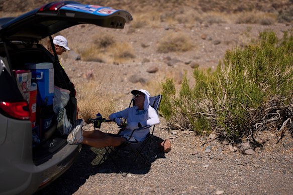 Westmaard necesita un descanso mientras compite en el mal estado de 135 Ultramshon el 8 de julio.